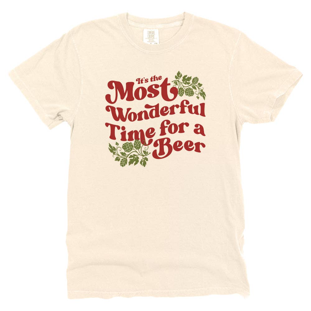 Let's Get This Thread - Wholesale Screen Printed T-Shirt - Women's - It's The Most Wonderful Time for a Beer2