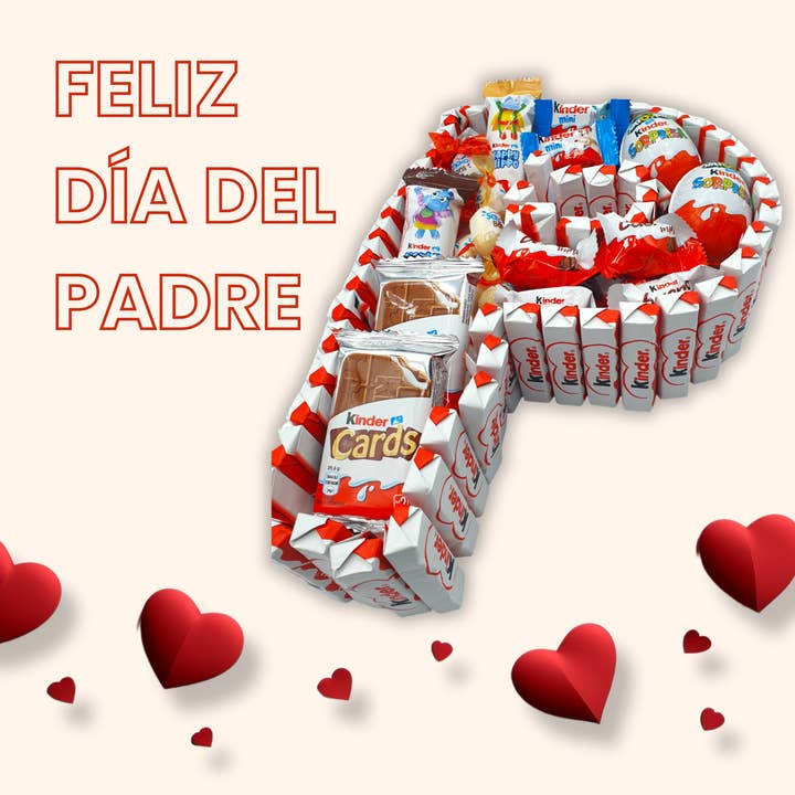 IAMI - Vendita all'ingrosso Confezioni di cioccolatini - Regalo per la festa del papà per bambini - Lettera P ripiena di cioccolato