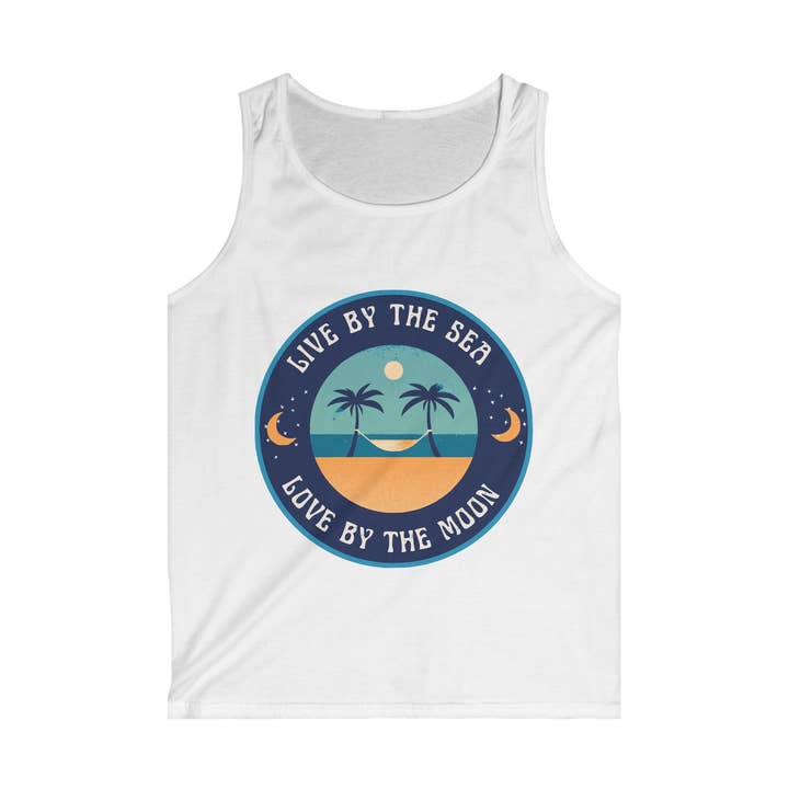 Live By The Sea Love By The Moon – Men’s Racerback Tank for wholesale by Restored By Nature Company