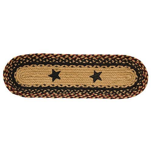 Oval Blackberry Star Stair Tread for wholesale by Dry Creek Home Collections