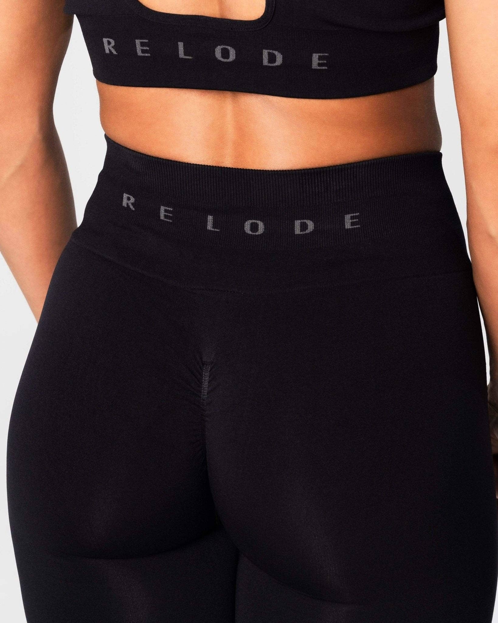 Relode AB - Wholesale Athletic/Lounge Leggings - Women's - Prime Scrunch Tights - Black3