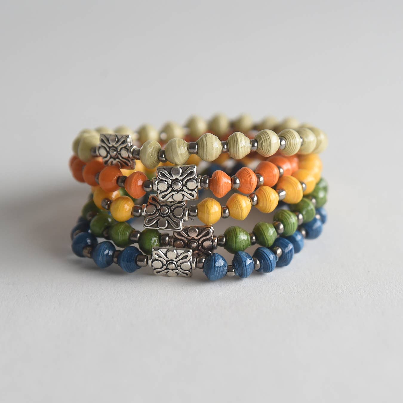 Project Have Hope - Venta al por mayor Juegos de joyas - Juego de 5 pulseras con encanto3