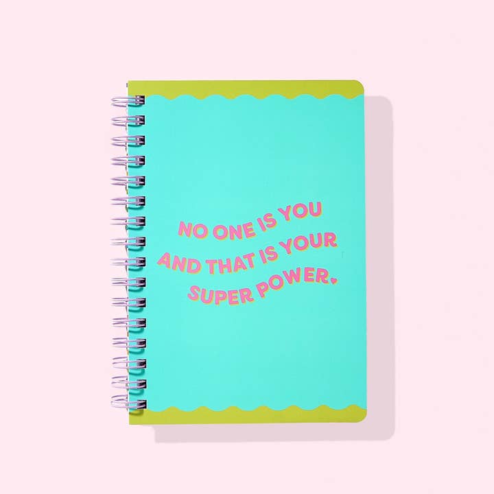No One Is You Spiral Notebook - Min. 4 (NBK-55) for wholesale by Taylor Elliott Designs
