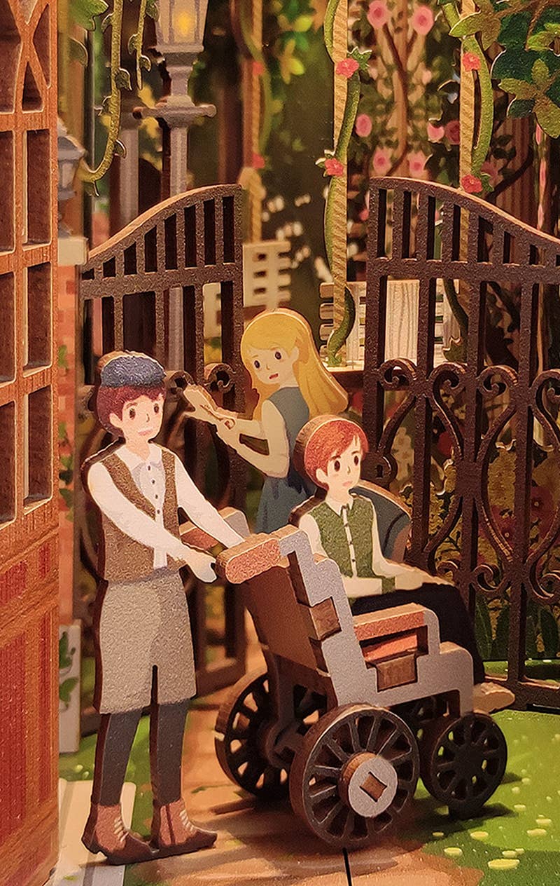 Hands Craft Intl – wholesale DIY-pysselkit – DIY-miniatyrhusbokskit: Hemlig trädgård8