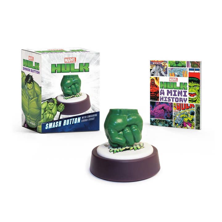 Marvel: Hulk Smash Button: With Smashing Sound Effect for wholesale by Hachette Book Group