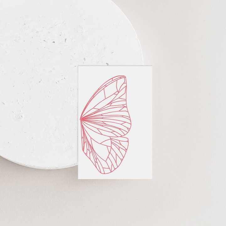 Gift card: Butterfly | eco-friendly for wholesale by Grafiquelien