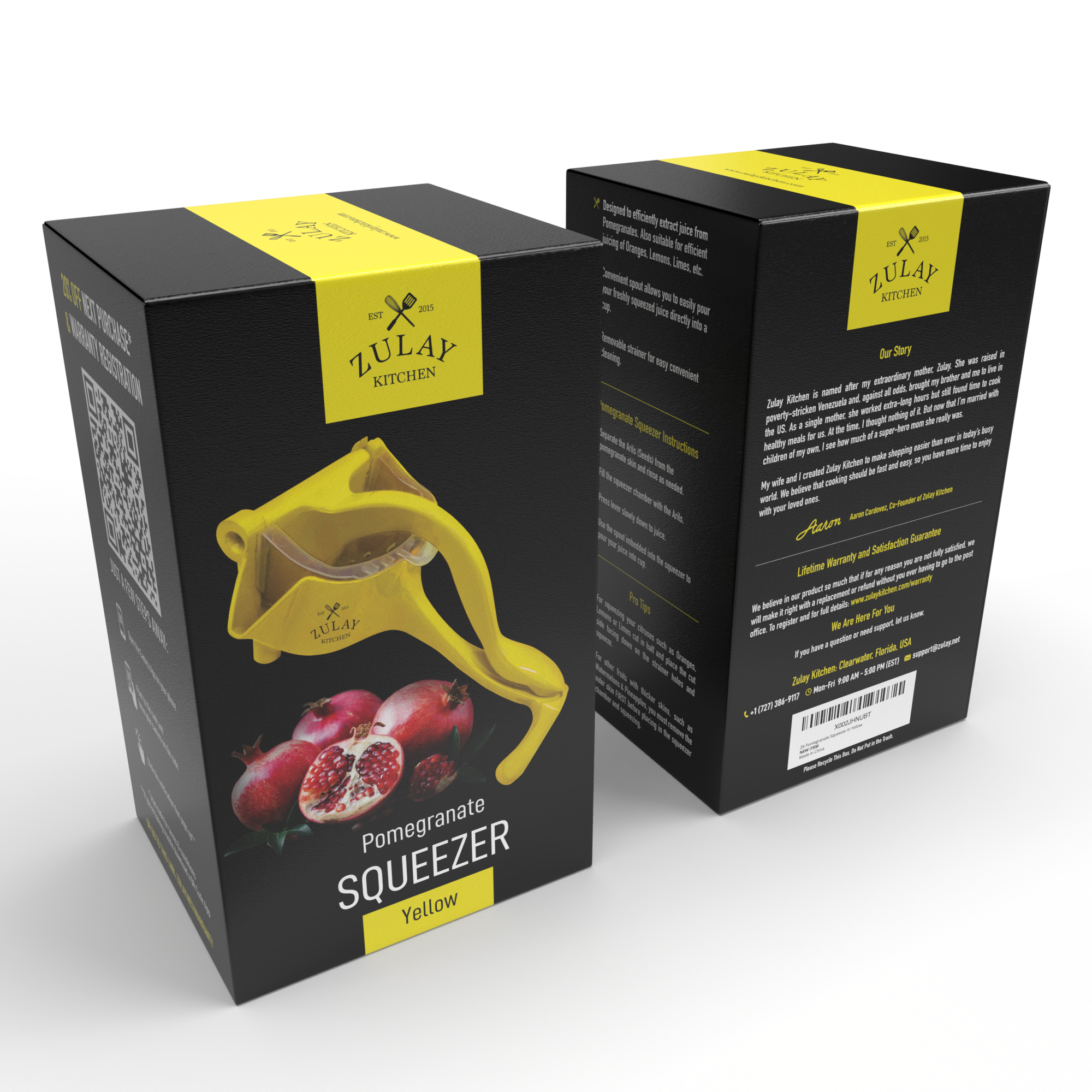 Zulay Kitchen - Wholesale Keukengereedschapsset - Handmatige fruitpers - Sappers voor zwaar gebruik1