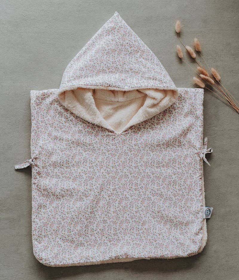 Manufacture des bébés français - Wholesale Poncho Towel - Kids & Baby - Lilac bath poncho3