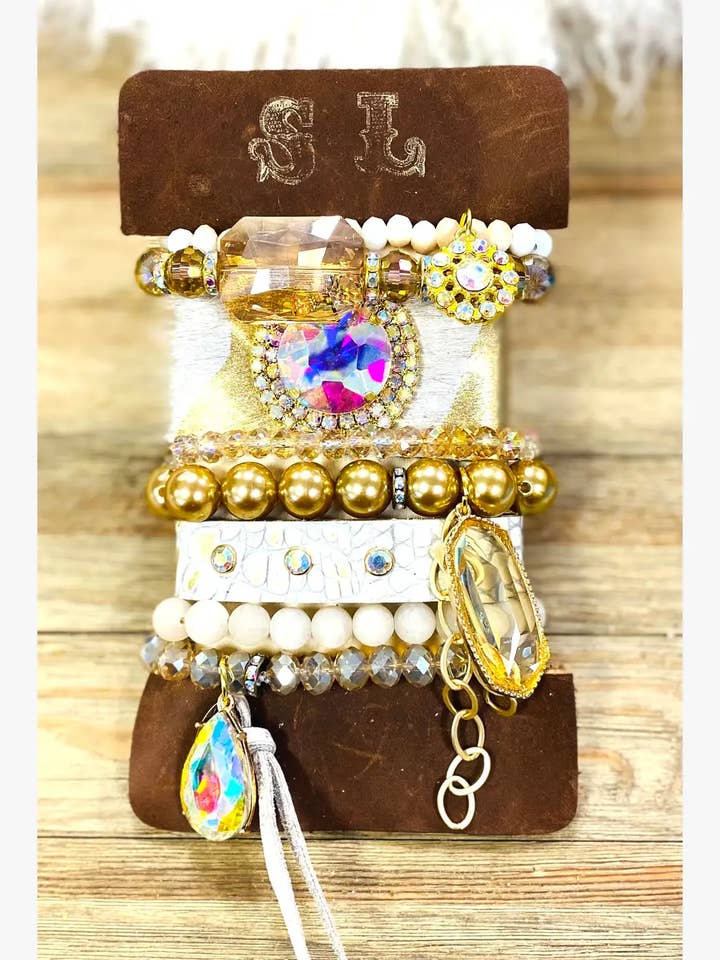 ✨« Golden Luxe XL Stax » pour la vente par Sandra Ling Designs