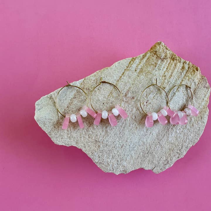 PINKIE | STACKED HOOPS for wholesale by The Sassy Pants Co