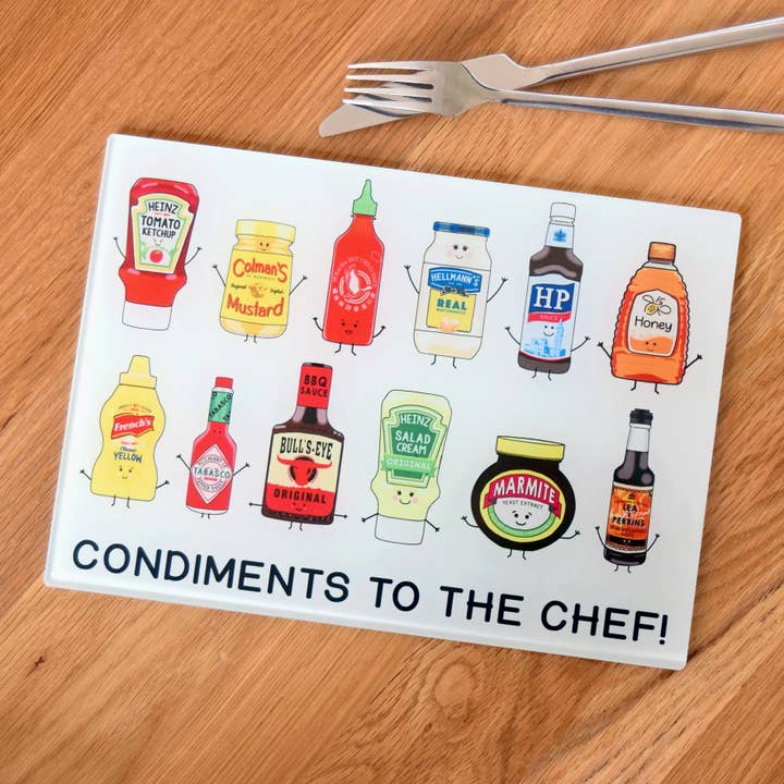 Of Life & Lemons – wholesale Cutting board – Funny Condiments Chopping Board