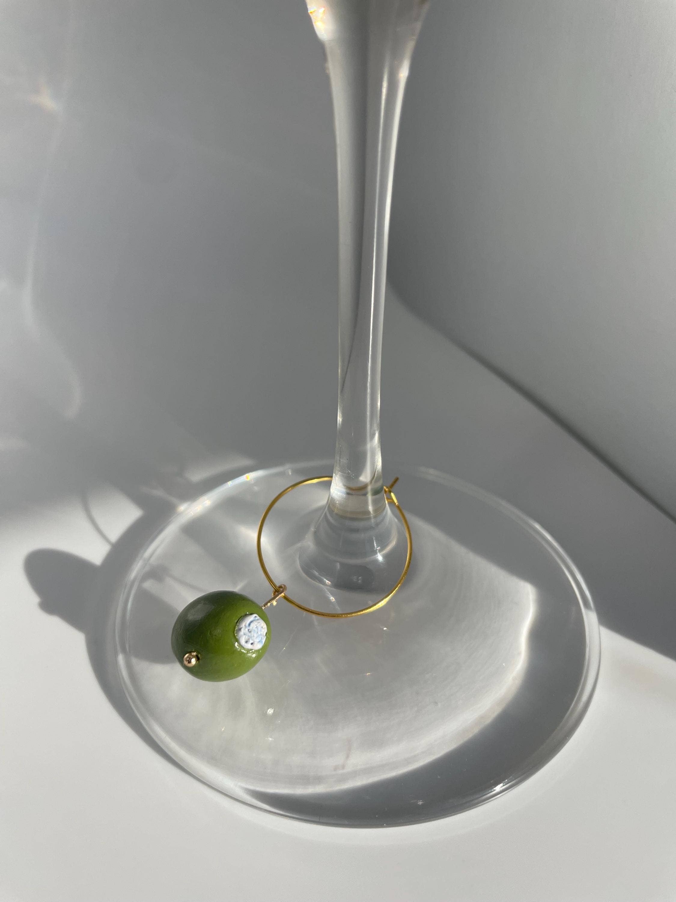 Brine & Fare - Wholesale Wine Charm - Handmade Polymer Clay Martini Garnish Wine Charms2