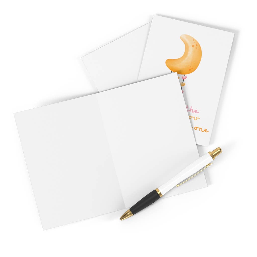 R is for Robo - Vente Cartes bébé - Jolie carte de naissance Over the Moon pour les femmes enceintes et le nouveau-né2