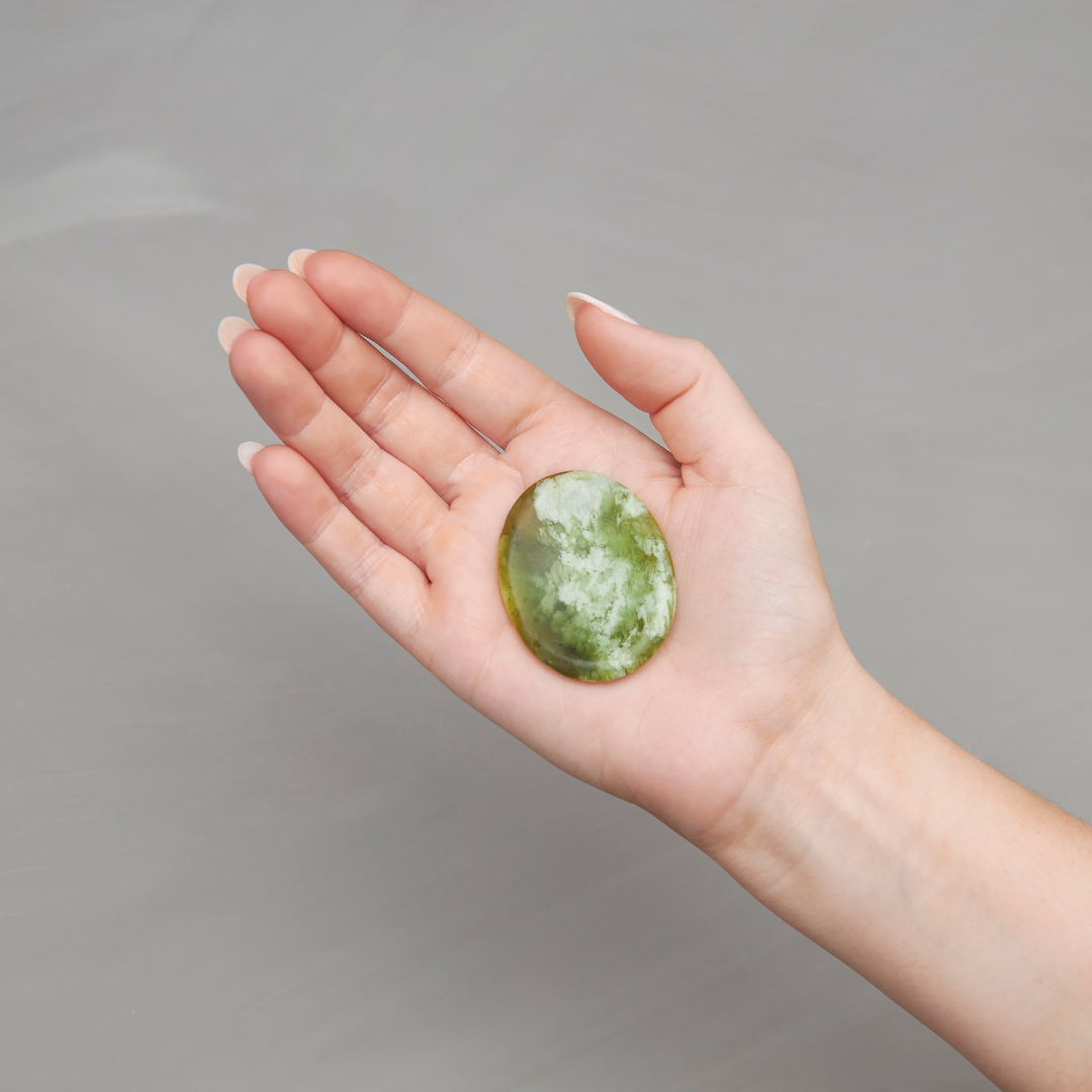 GeoCentral - Wholesale Spiritual Stone/Crystal - Xiuyan Jade Soothing Stone - Plastic Free Packaging!2