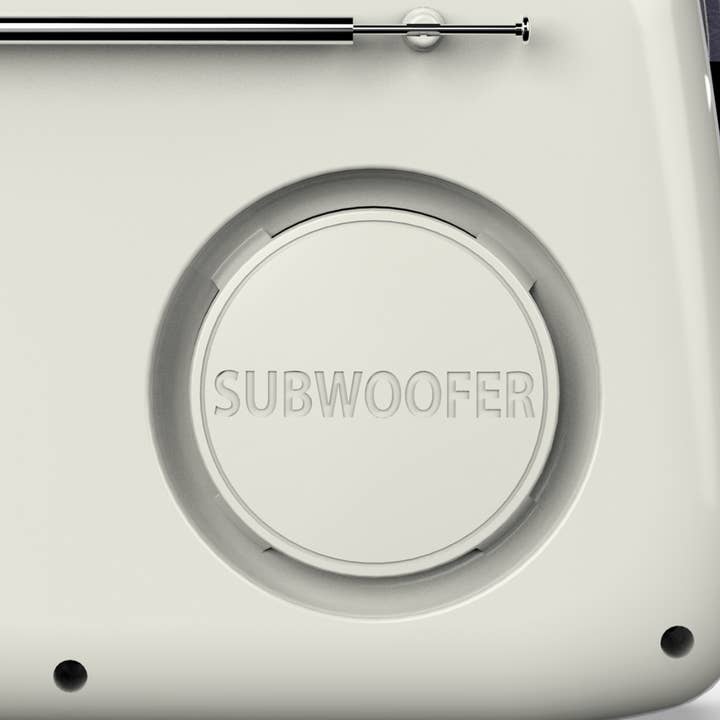 Haeger - Wholesale Small/Handheld Appliance - Vintage FM Radio HAEGER Heritage Bluetooth Cream - 20h Autonomy, AM/FM, USB, AUX, Bluetooth2