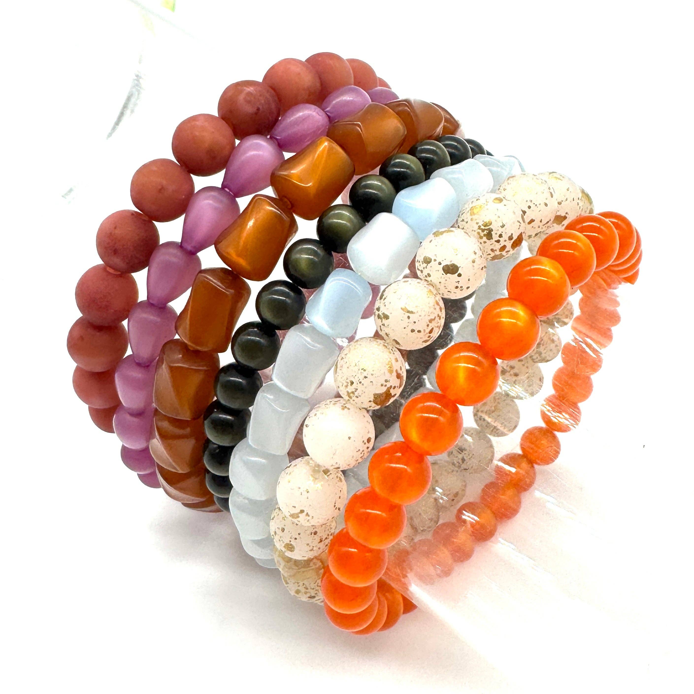 Leetie Lovendale - Wholesale Beaded Bracelet - Harvest Glow: Make Your Own Stack Bracelet Set5