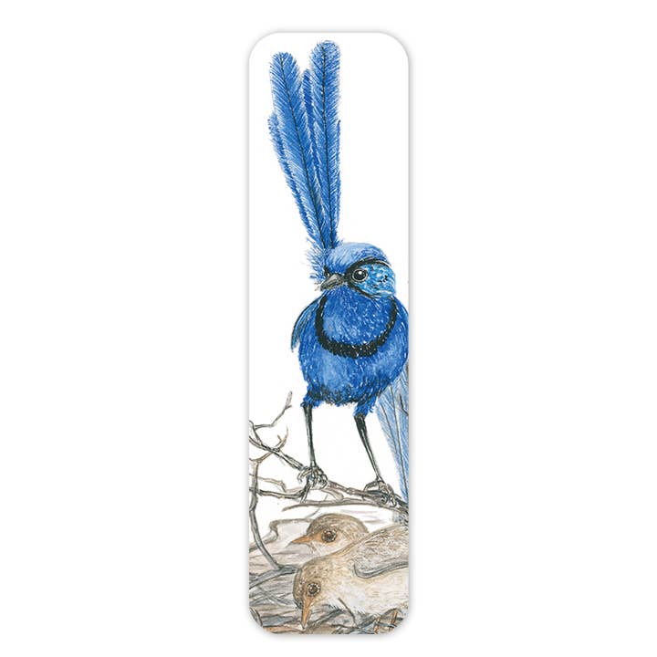 Bookmark: Fairy wren family for wholesale by STUDIO NIKULINSKY