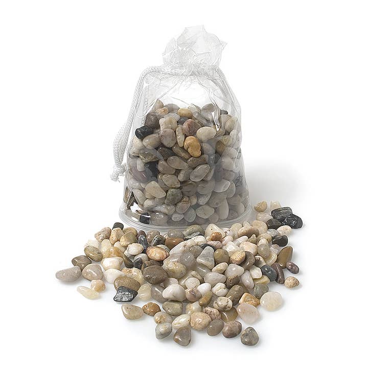 Abbott - Wholesale Decorative Tabletop Object - Micro Mix River Stones-1 Kilo
