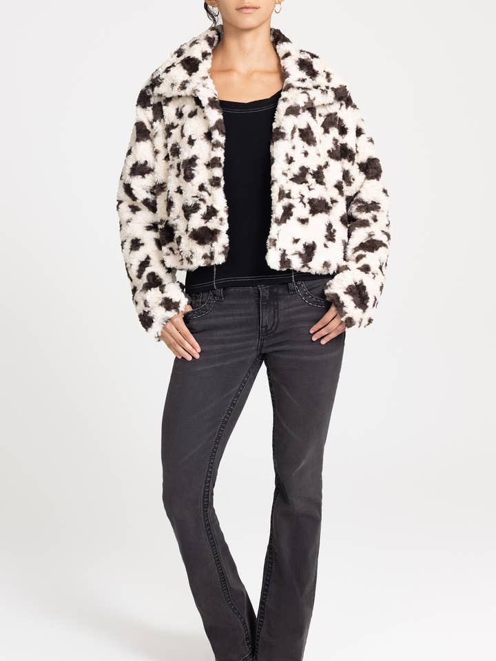 Miss Me - Wholesale Jacket - Women's - MJ0829L- PLUSH JACKET0