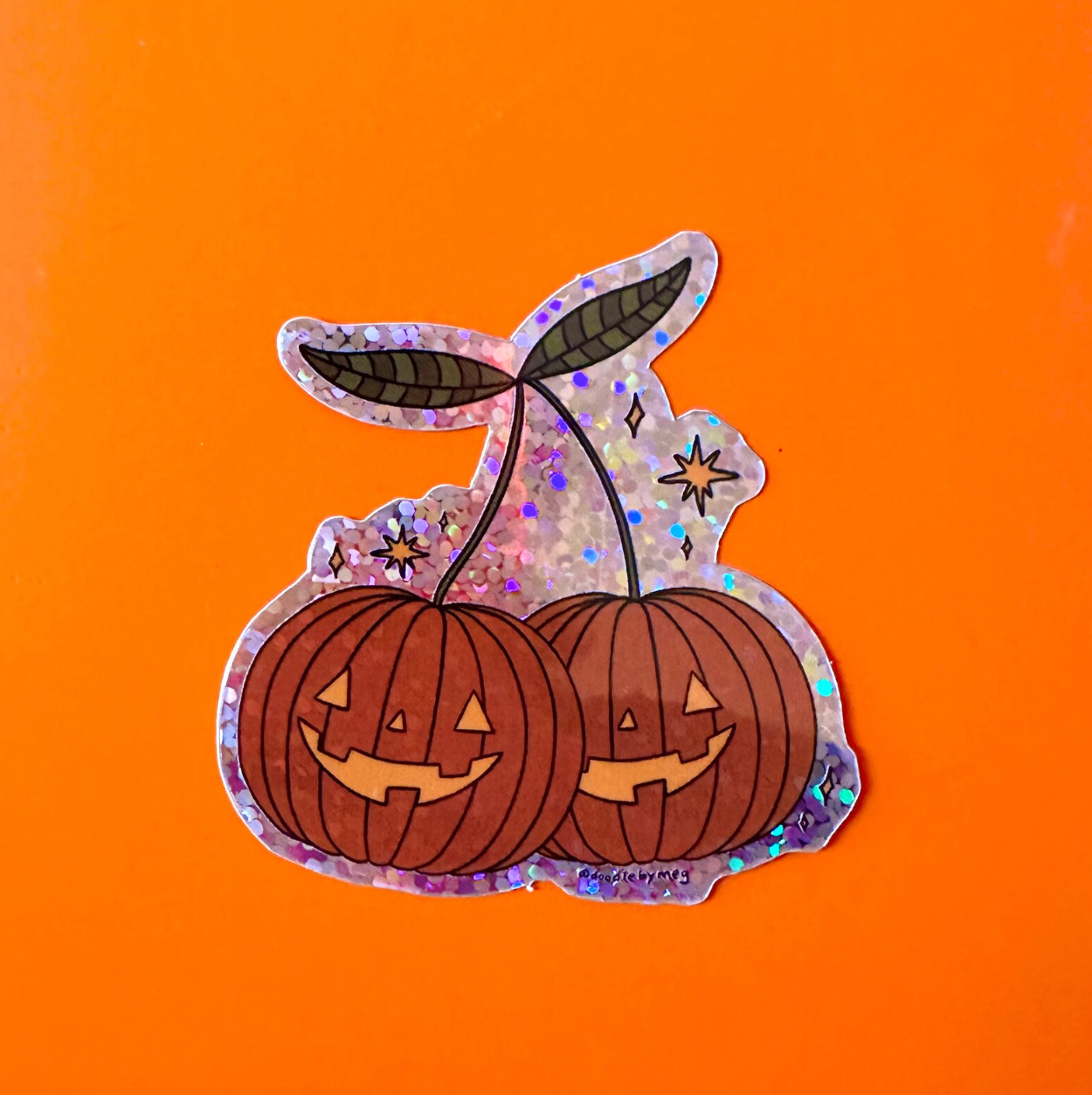 Doodle By Meg – Großhandel Aufkleber – Kürbis-Kirschen-Aufkleber1