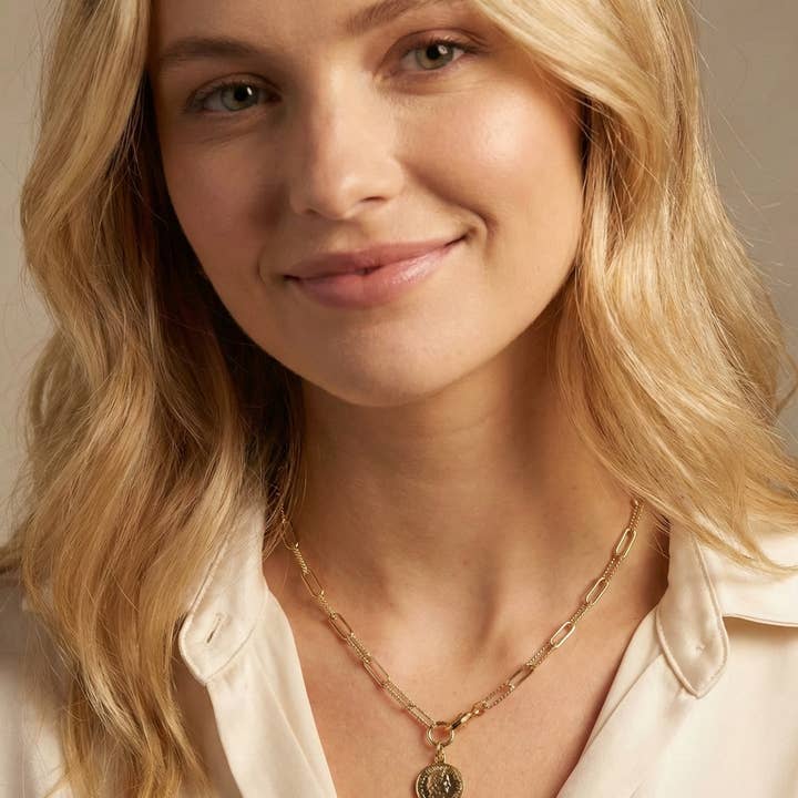 Katie Waltman Jewelry - Wholesale Pendant/Charm Necklace - LORA COIN NECKLACE1