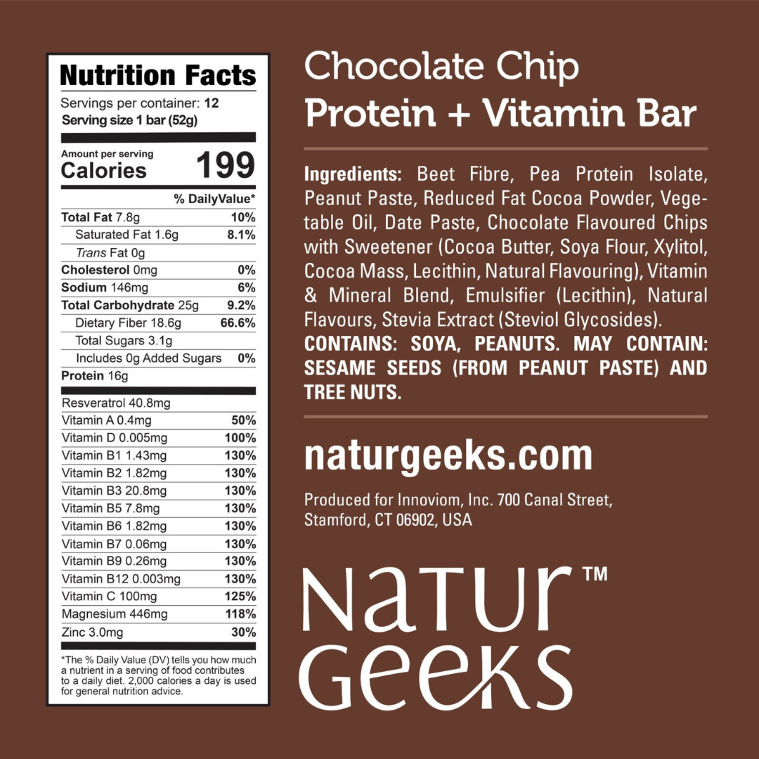 Innoviom Brands - Wholesale Snack Bar - Chocolate Cookie Dough Snack Bar - Vegan Pea Protein4