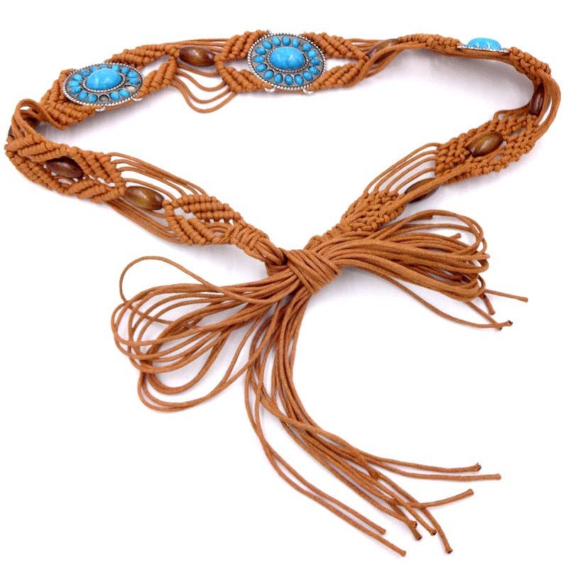 Funkyrel® Atzbranding Limited - Wholesale Belt - Women's - Ethnic Woven Bead Chain Belt5