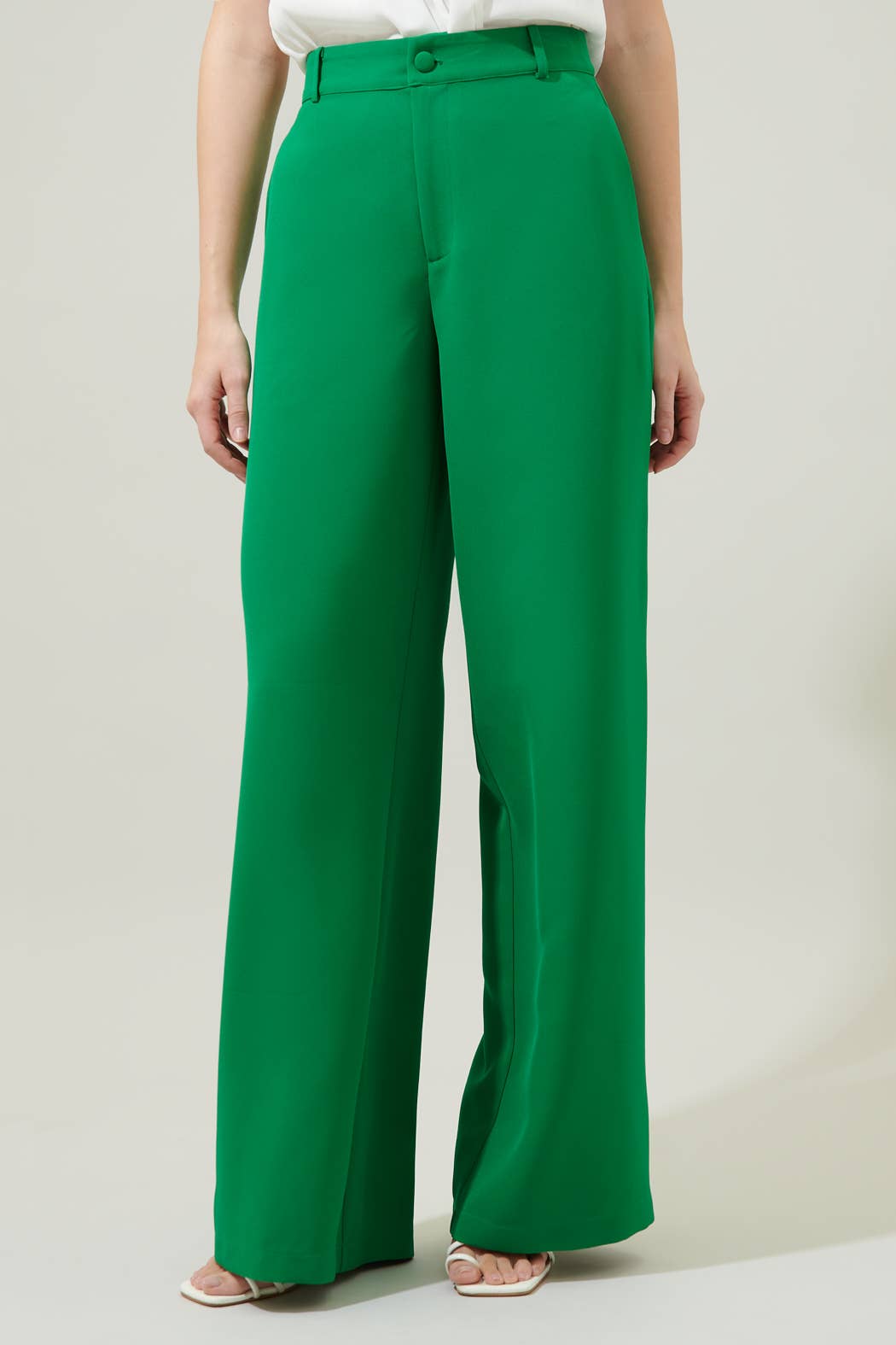 Sugarlips - Wholesale Pants - Women's - Chelsea Belted Wide Leg Trousers0