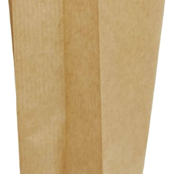 EcoQuality - Wholesale Food Storage Wrap/Bag - Brown Kraft Bakery Bag with Clear Window 11 x 7.1 inches2