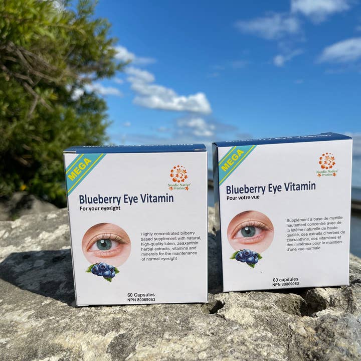 Nordic native pristine - Vente Supplément oral/vitamine - Méga vitamine pour les yeux à la myrtille16