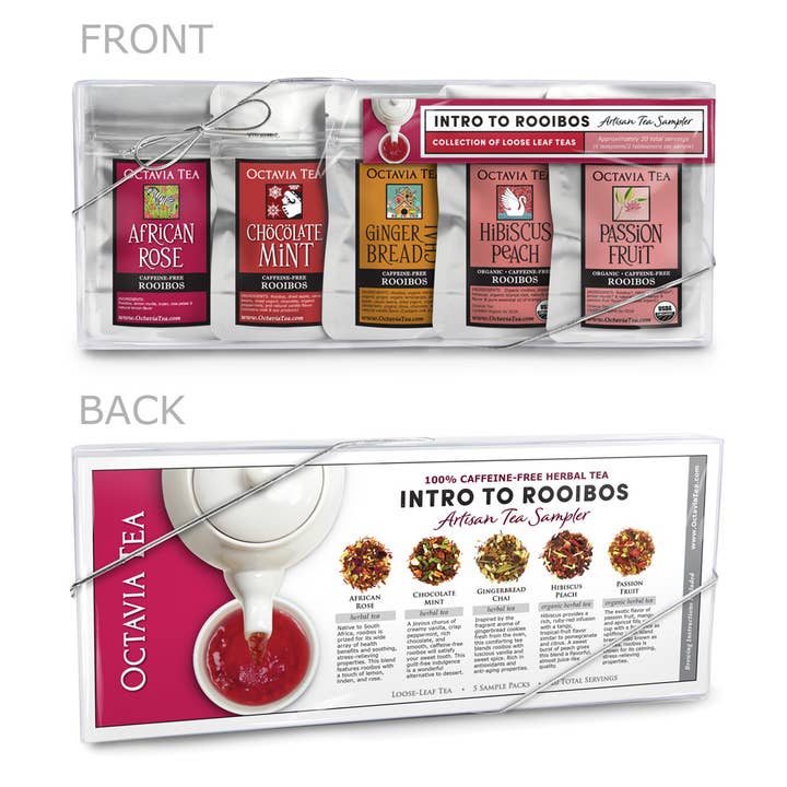 Intro to Rooibos Tea - Sampler Set for wholesale by Octavia Tea