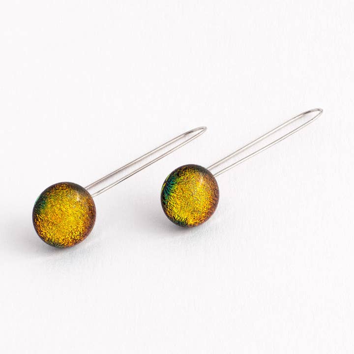 Reez - Wholesale Dangle Earrings - Dikhroos Gold Long Earrings0