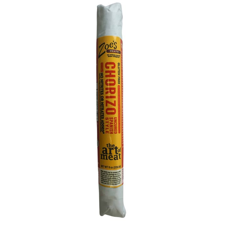 Zoe's Meats Uncured Spanish Style Chorizo, 8oz for wholesale by Zoe's Meats
