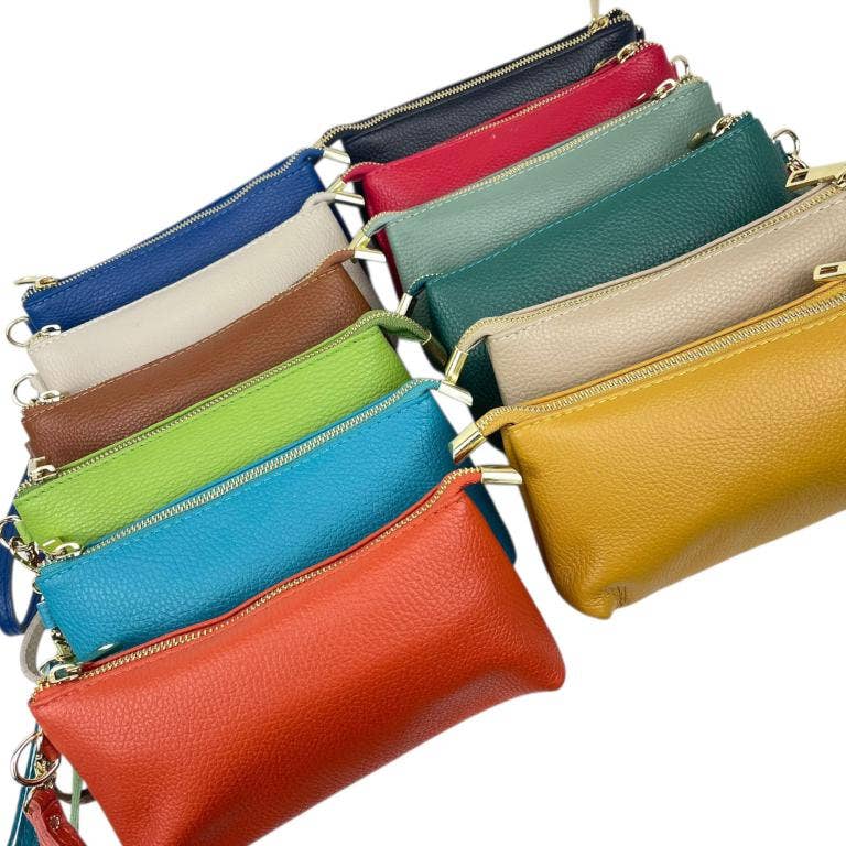 Chenson & Gorett - Wholesale Toiletry Bag - Women's - Italian Leather Women's Toiletry Bag with Removable Short Handle 580030