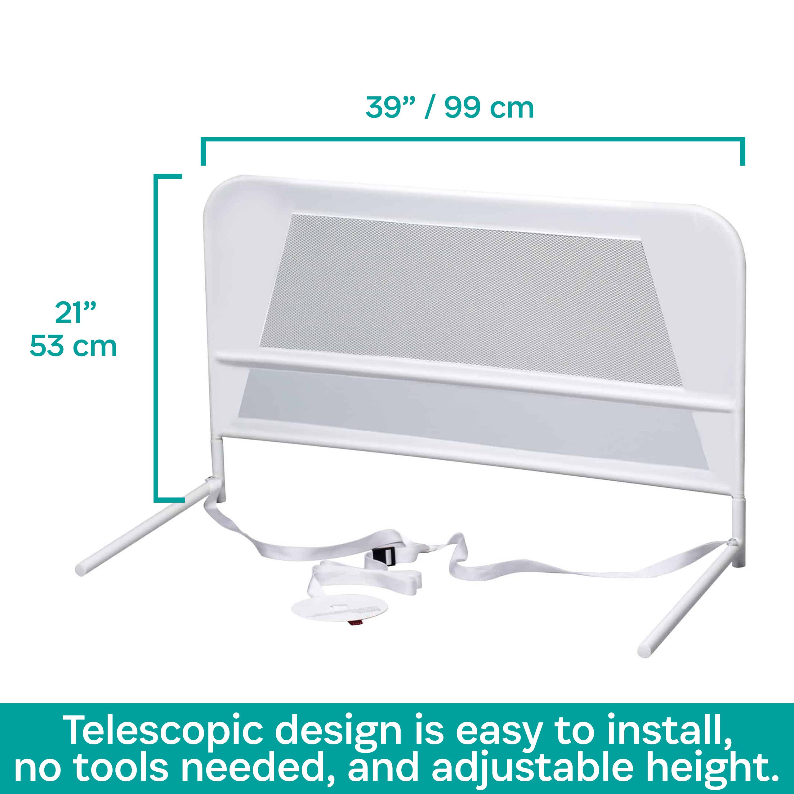 KidCo - Wholesale Bed - Kids & Baby - Children's Mesh Bed Rail Telescopic3