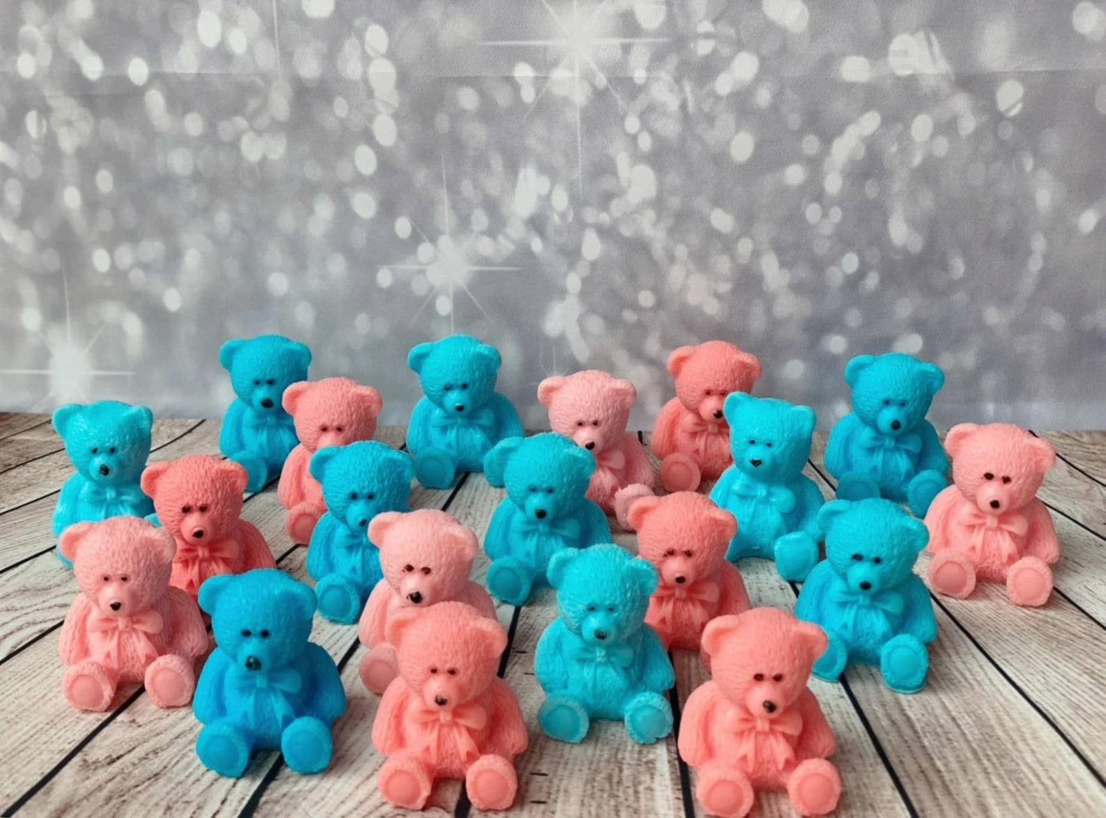 TheDivaSoap – wholesale Party gift – 25 Bear Soap Baby Shower Favors3