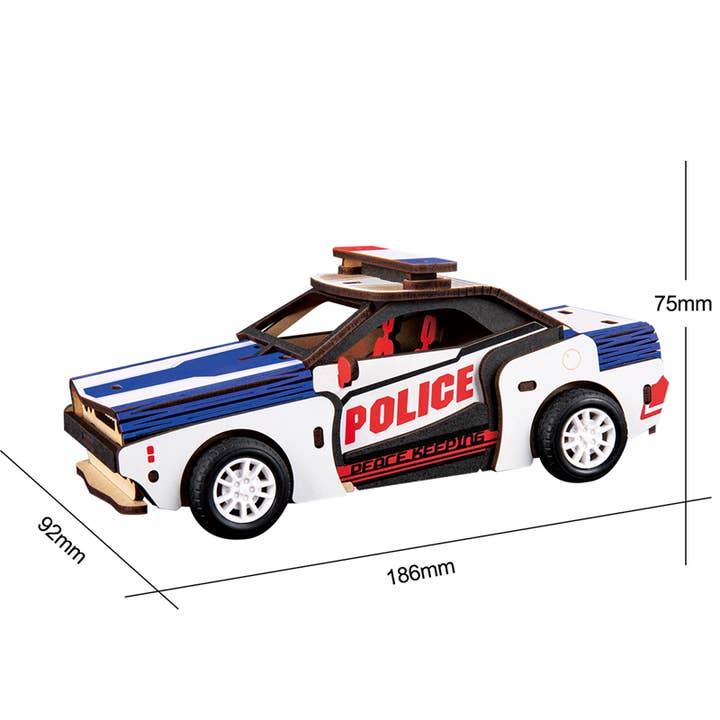 Robotime - Wholesale Toy Car/Truck - Kids - Robotime DIY Wooden Inertia Power Vehicles Model HL302