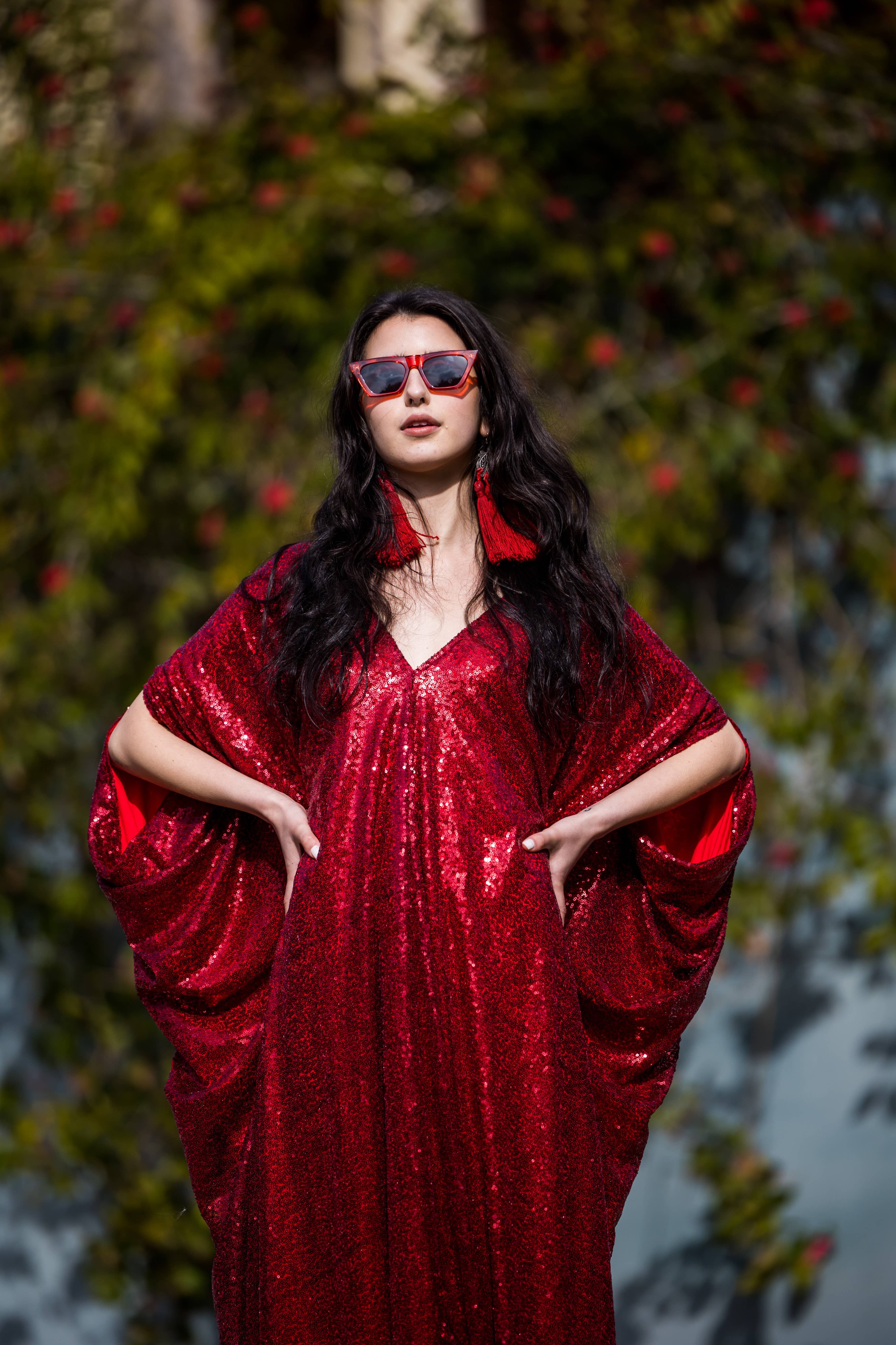 Jennafer Grace - Wholesale Kaftan - Women's - Ruby Sequin Caftan3