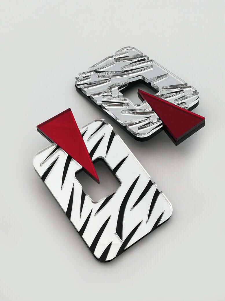 Funk Da Queen - Wholesale Dangle Earrings - Funky Zebra | Earrings1