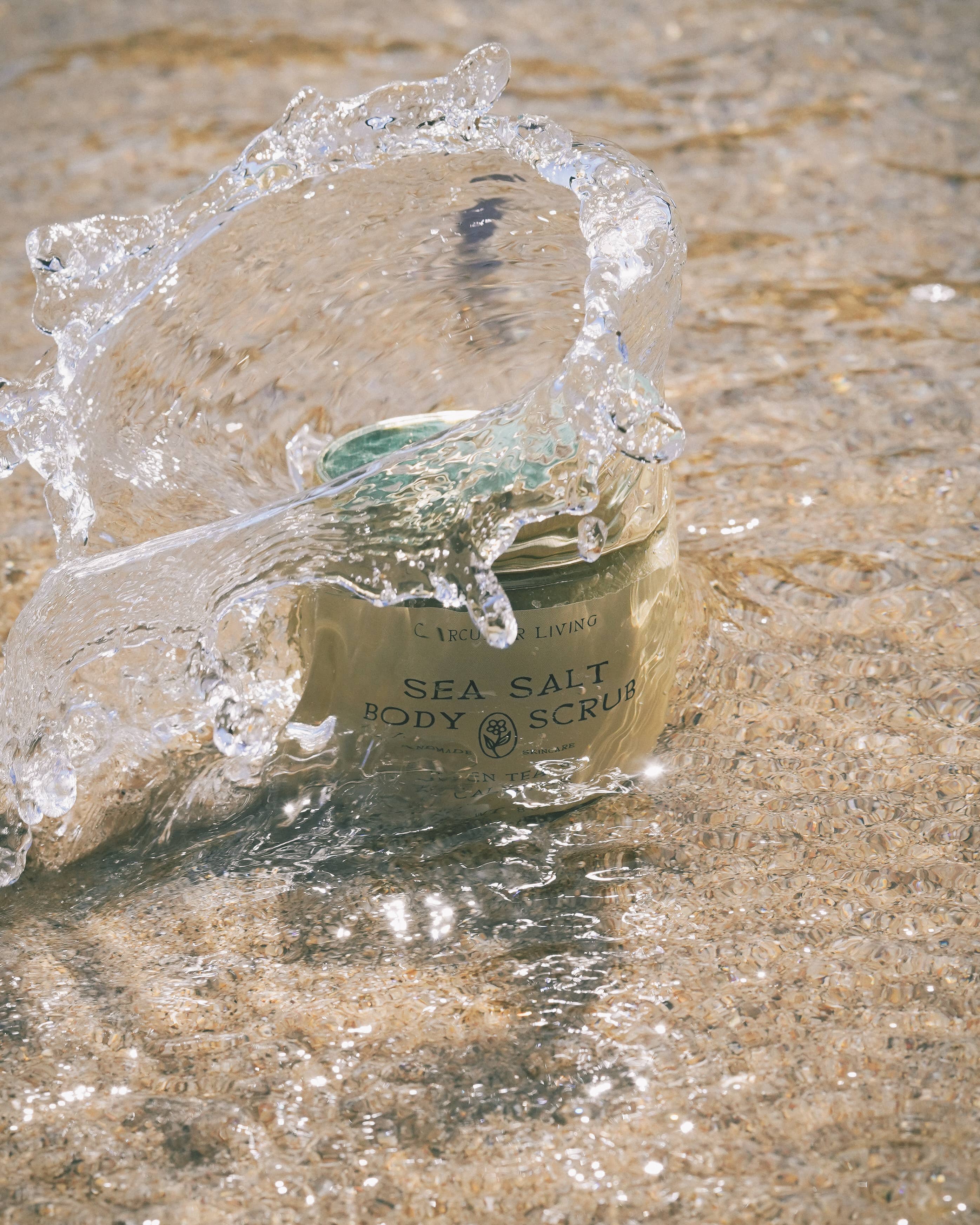 Circular Living - Wholesale Body Scrub/Exfoliant - Sea Salt Body Scrub, Green Tea & Eucalyptus1