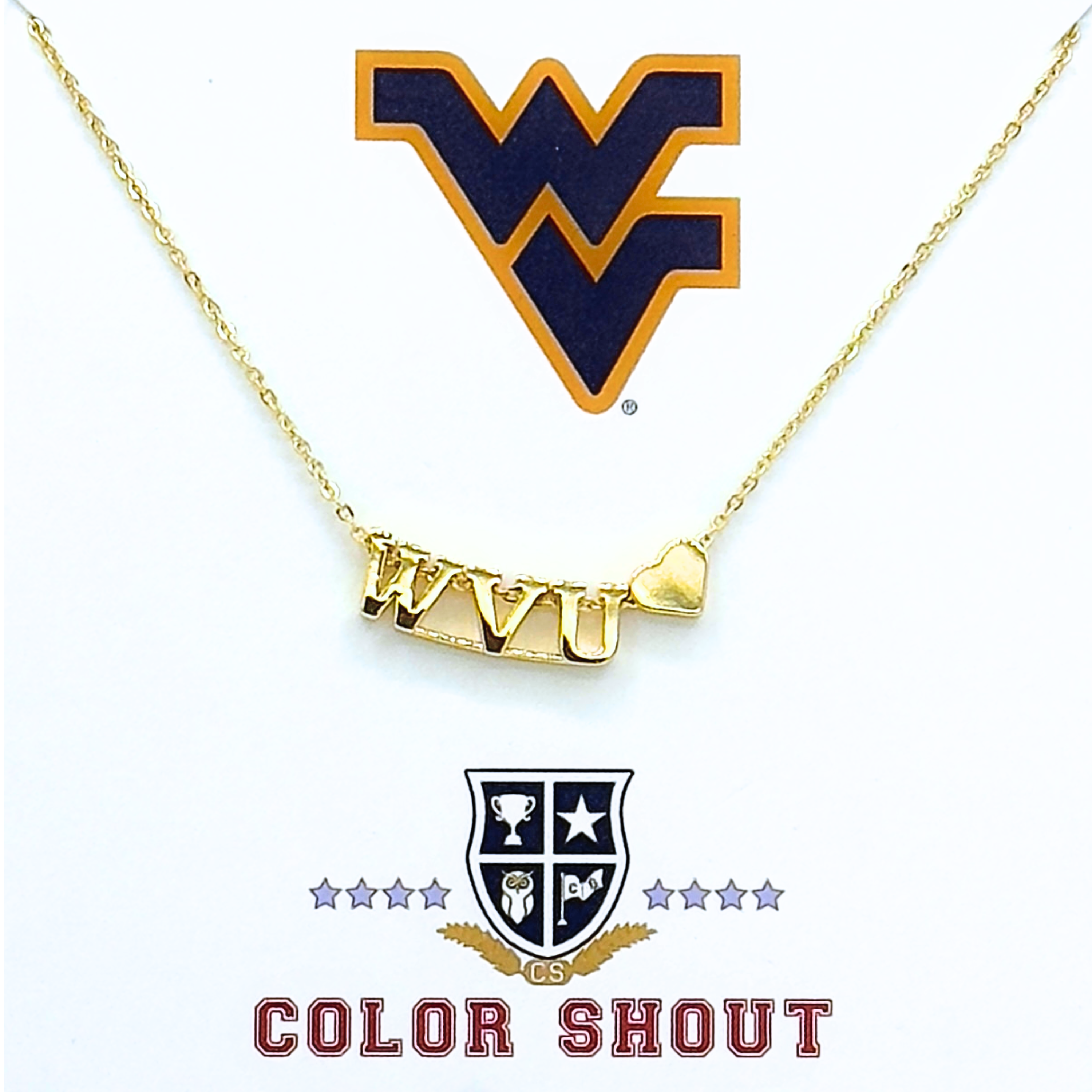 Color Shout - Wholesale Pendant/Charm Necklace - I Love College:  Initial Heart Necklace37