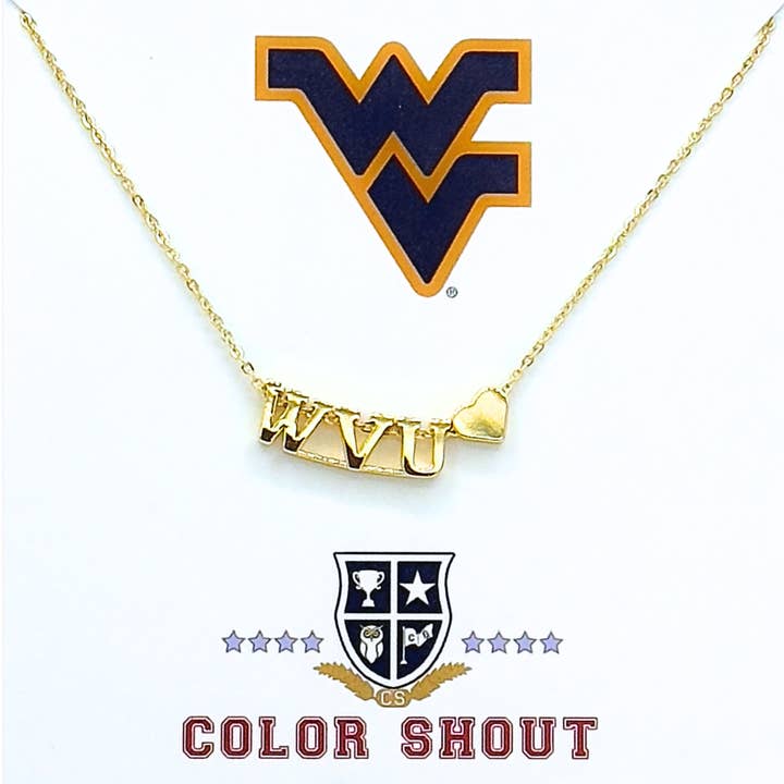 Color Shout - Wholesale Pendant/Charm Necklace - I Love College: Initial Heart Necklace37