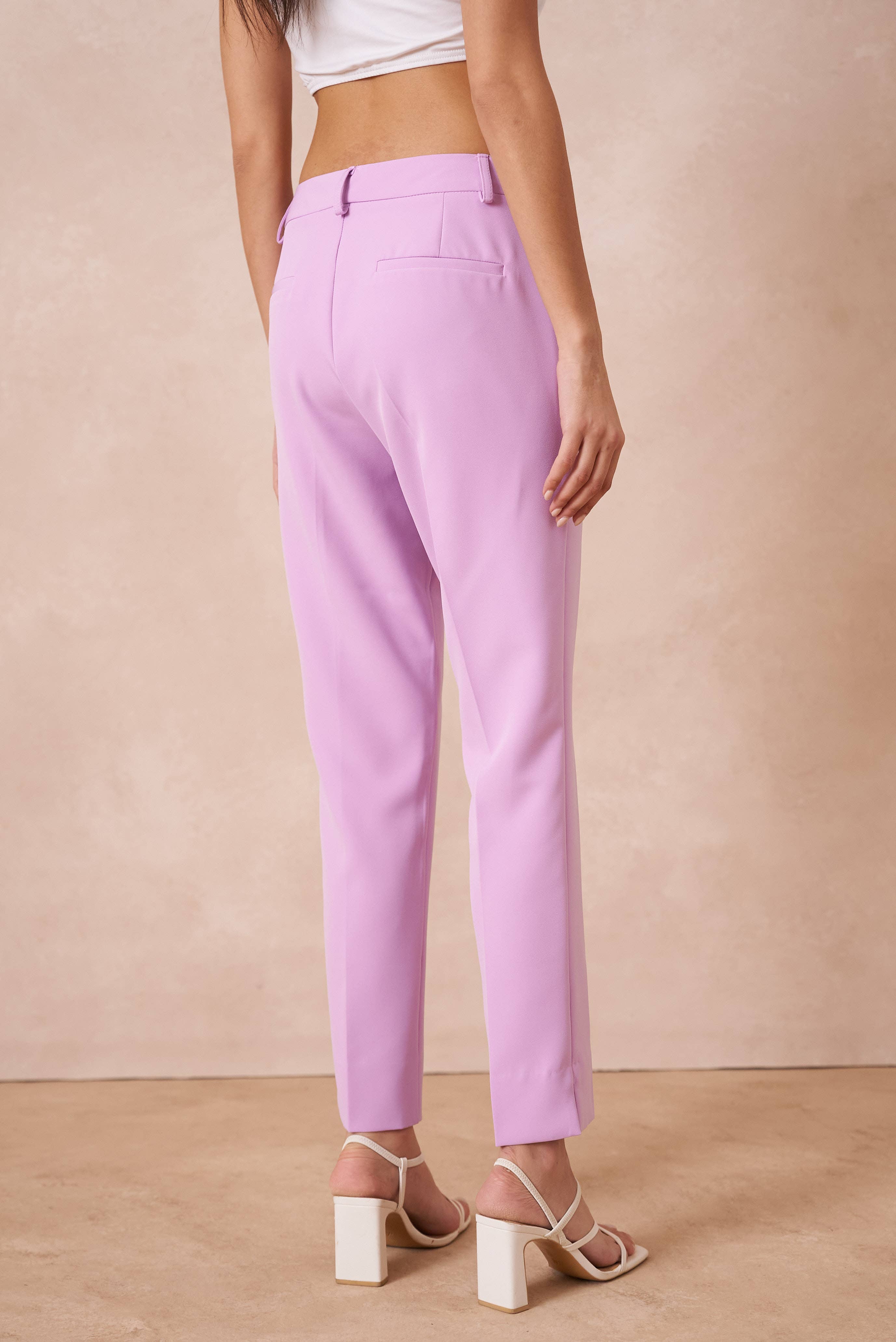 Attentif Paris – wholesale Pants – Women's – [Timeless] High-waisted cigarette pants68