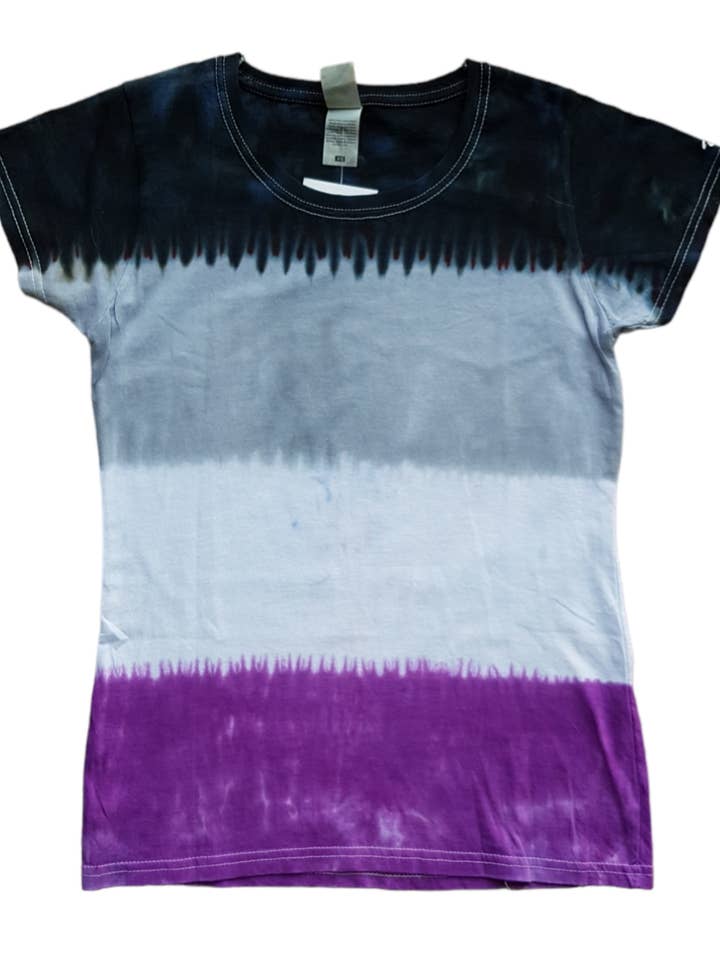 Camiseta Tie Dye Asexual - Ropa Artesanal para Evento del Orgullo para venta al por mayor de VeEco Gifts