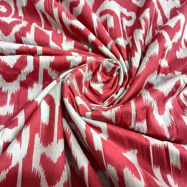 bhavnas boutique - Wholesale Fabric Paint - Indian Cotton Handmade Fabric Ikat Print Fabric