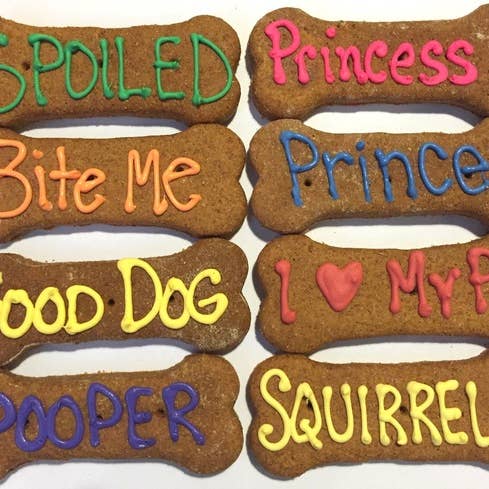 Conversation Bones (Dog Treat Assorted) for wholesale by Taj Ma-Hound Bakery for Dogs