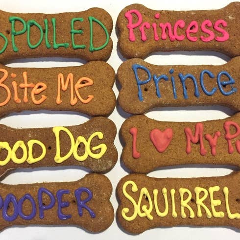 Conversation Bones (Dog Treat Assorted) for wholesale by Taj Ma-Hound Bakery for Dogs