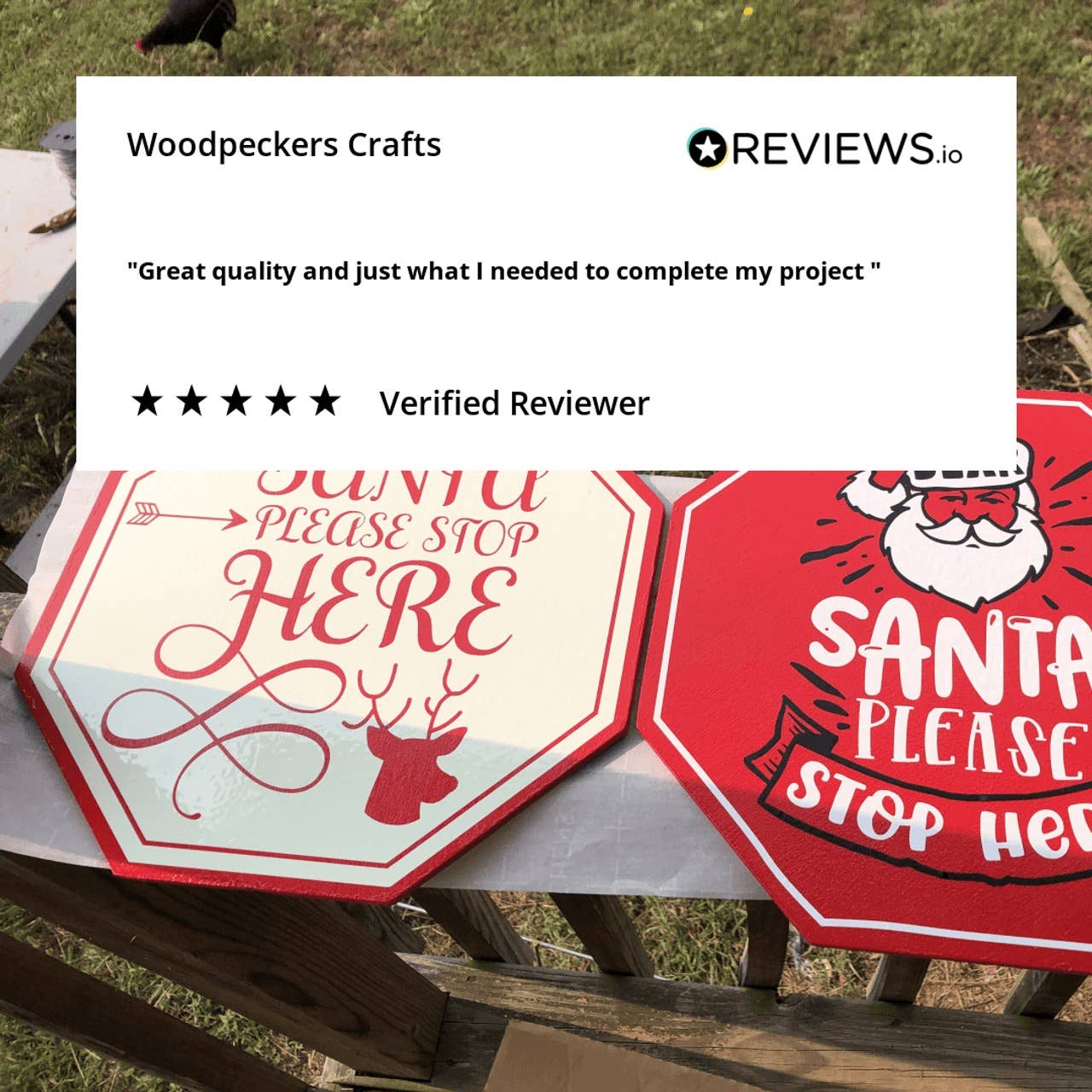 Woodpeckers Crafts - Wholesale Cutouts - Wood Octagon Cutout4