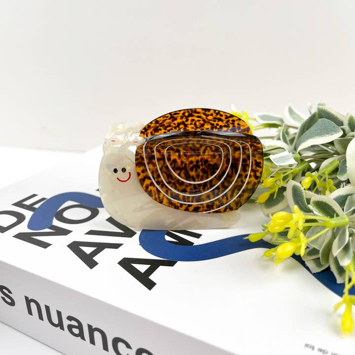 TheDivaSoap - Wholesale Hair Clip - Women's - Cute Colorful Snail Hair Clip, Acetate Claw Clip6