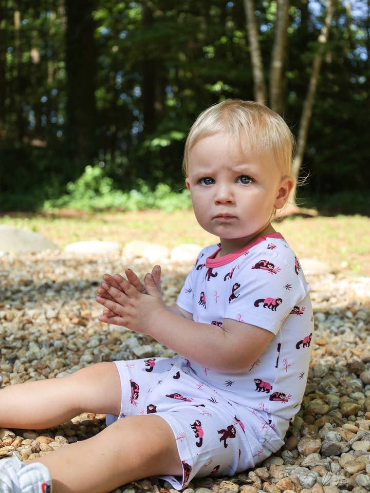 Bubble Baby - Wholesale Sleepwear Set - Kids - Red Panda | Short Sleeve Pajamas6